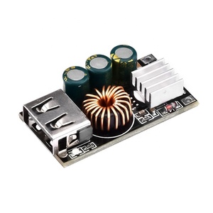 QC3.0 DC 10-30V batería de litio USB puerto de carga rápida móvil 5V3A/9V2A/12V1.5A placa de carga de teléfono vehículo Módulo de modificación DIY - Product Image 1