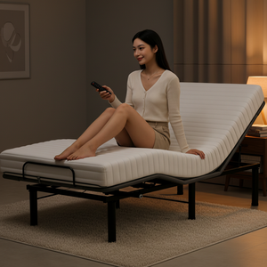 Remise sur <span class=keywords><strong>achat</strong></span> en gros, Cadre de <span class=keywords><strong>lit</strong></span> électrique pour une expérience de sommeil nuageux, Positionnement ergonomique pour une relaxation corporelle complète Hôtel Villa - Product Image 1