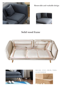 Nuevo Sofá Seccional Tapizado de Estilo Nórdico <span class=keywords><strong>en</strong></span> Forma de L, Económico, para Sala de Estar, con Chaise Longue - Product Image 5