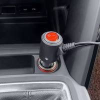 Câble d'alimentation DC pour voiture Starlink Mini avec interrupteur marche/arrêt, convertisseur élévateur de tension 16AWG, adaptateur allume-cigare