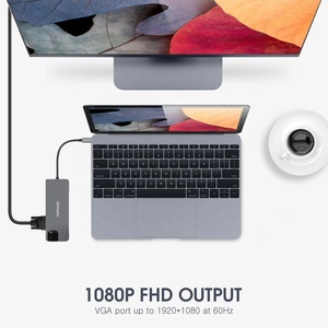 <span class=keywords><strong>8</strong></span> in <span class=keywords><strong>1</strong></span> <span class=keywords><strong>8</strong></span> porte USB 3.<span class=keywords><strong>1</strong></span> tipo hub di c all'adattatore del Hub di 4K HDTV RJ45 USB C per il Pro Hub di MateBook dell'aria di MacBook - Product Image 3