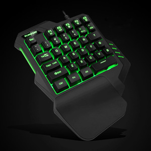 G92แบบมีสายแป้นพิมพ์RGB Backlight 35ปุ่มErgonomic One-Handedคีย์บอร์ด - Product Image 3