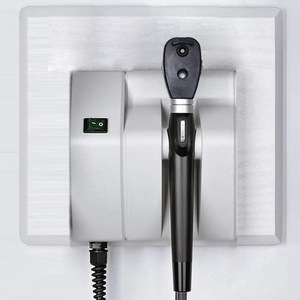 Kit de diagnostic ORL mural avec otoscope et tensiomètre, matériau ABS blanc, certifié CE - Product Image 3