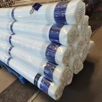 Bâche de protection pour échafaudage, en rouleau, robuste, imperméable, ignifuge, en PE Leno