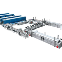 Topverkochte industriële fabrieks prijs volautomatische frietmachine voor het verwerken van aardappelchips en diepvries frieten