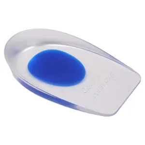 Tallone del Gel di Risalita di Aumento di Altezza Solette di scarpe Inserti Pads Raise del tallone del silicone tazze