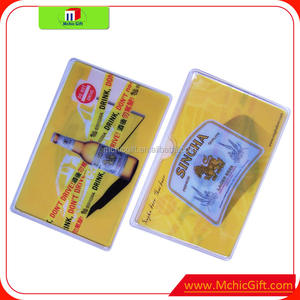 カスタムロゴ防水ソフトプラスチッククレジットカードホルダー<span class=keywords><strong>Atm</strong></span>カードホルダーOft PVC保護カバーIDカードホルダー付き - Product Image 3