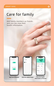 TechStar TR10M Emaille-Farbiger iOS-Kompatibler Smart-Ring Apple <span class=keywords><strong>Store</strong></span> für iPhone-Nutzer Einfache Kopplung - Product Image 4