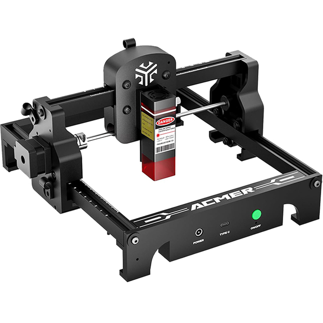 New Laser Engraver ACMER S1 Portable Laser Cutter CNC Mini Engraving Cutting Machine for DIY Wood Acrylic Leather Rubber