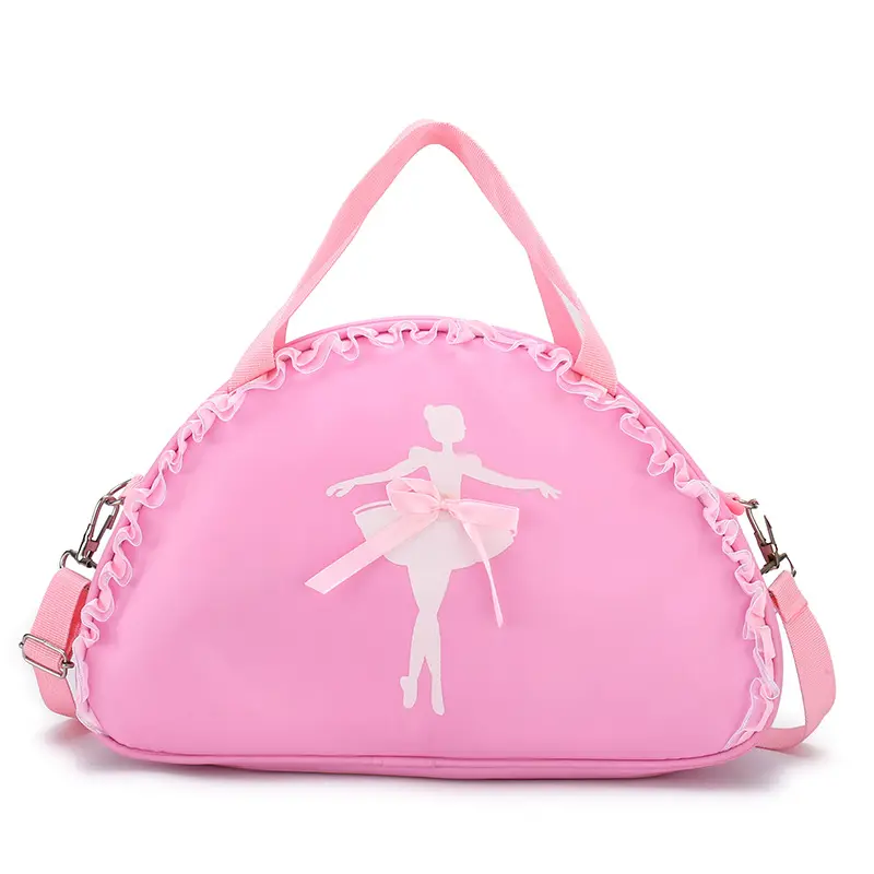 Легкие балетные танцевальные сумки, розовые спортивные танцевальные Детские рюкзаки для девочек, детская сумка-бочка, костюм, одежда, обувь, платье, сумочка