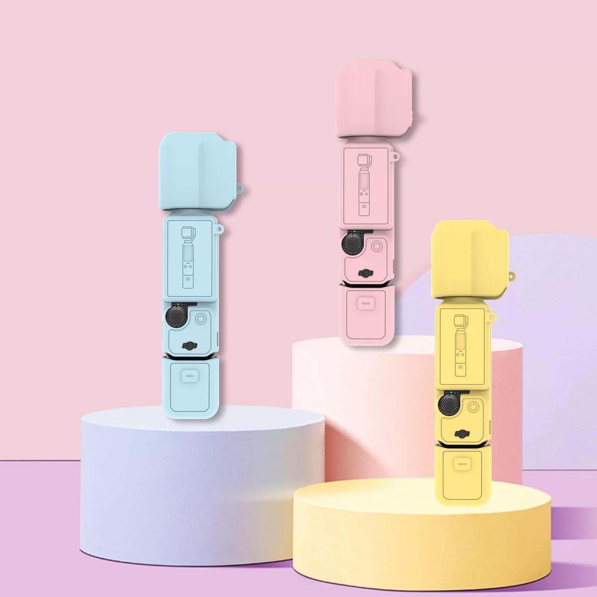 Silicone Protective Case Suitable for Osmo Pocket 3 Supports Multiple Colors