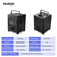 Lot de 4 mini-machines à étincelles froides avec flight case, télécommande et manuel, pour mariages, fêtes, feux d'artifice, éclairage de scène, événements, en aluminium
