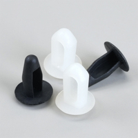 Rivets à pression en plastique, clips de canoë en nylon injecté, attaches automatiques de type poussoir, mini-boutons de montage, noir et blanc, MMS-201 35mm Kaisheng