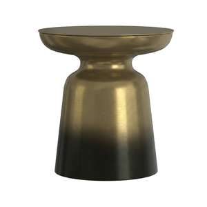 Natural Form Modern Coffee <b>Table</b> With Round Top Contemporary Living Room Furniture Decorative Metal <b>End</b> <b>Table</b> - Product Image 1