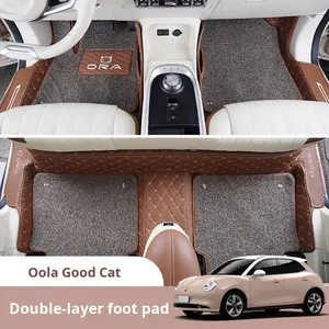 Alfombrilla especial <span class=keywords><strong>Oula</strong></span> Good Cat para Great Wall GT, de PVC, con borde completo, con bucles, acolchado de diamante, interior OLIVER modificado - Product Image 5