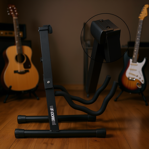 Soporte Doble para Guitarra de 5 Niveles con Altura Ajustable y Estructura de Acero Resistente para Guitarra Acústica, Eléctrica, Bajo, Mandolina, Banjo, Universal - Product Image 2