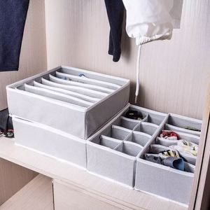 Bra Socks Underwear Drawer Organizer Clothes Socks Divider Fabric Foldable Wardrobe Cabinet Closet <b>Storage</b> <b>Box</b> Drawer Organizer - Product Image 4