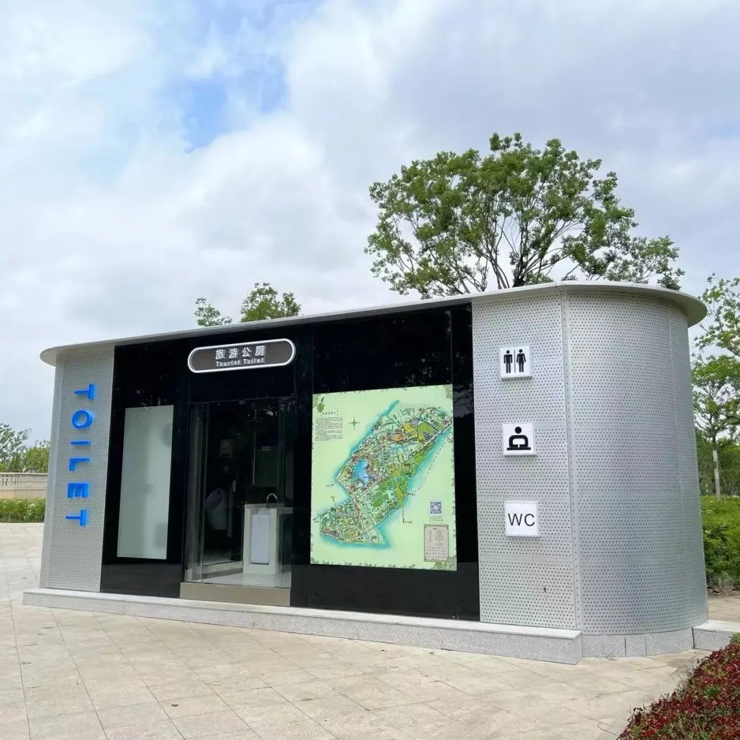 Мобильный сборный модульный контейнер для туалета, портативный контейнер для отправки в туалет, общественная ванная комната