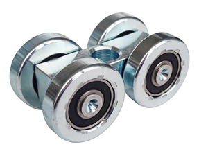 Design moderne 1000kg Capacité de charge Roulette de porte coulissante en fer Roue de porte suspendue avec roues de <span class=keywords><strong>rail</strong></span> - Product Image 5