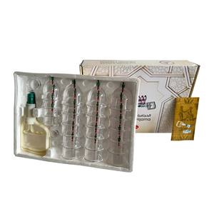 Hijab Islam, cangkir penyedot selulit, mesin bekam 24 buah Set terapi bekam vakum - Product Image 3