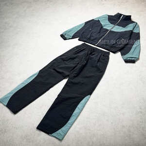 Custom Wholesale Private Label Nylon Jogging Tracksuit Suits Set Streetwear <b>Zip</b> <b>up</b> <b>Jackets</b> Men's Windbreaker Set - Product Image 1