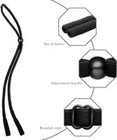 Cordon de lunettes de sport épaissi antidérapant en polyester écologique pour lunettes, lunettes de soleil et lunettes de natation – Sangle anti-perte