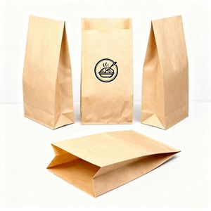 Sacs en papier ciré flexographique personnalisables en usine, écologiques, imperméables, résistants à la graisse, pour l'emballage alimentaire, sandwichs, gâteaux, lait - Product Image 4