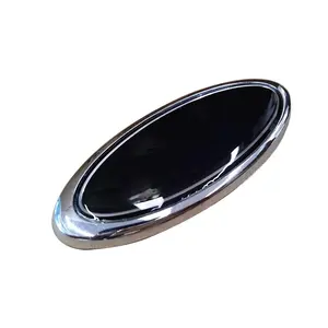 Customized 9 inch ABS Car Logo Emblem Badge Oval Front Grille Hood Emblem Replacements