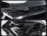 Ensemble de phares à LED DLW pour Mercedes Benz GLK 2013-2015, style Maybach, triple paupière avec lumière de démarrage bleue