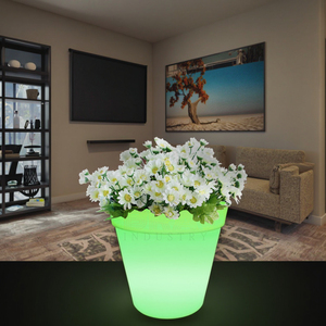 Hot Seller Led Illuminé <span class=keywords><strong>Pot</strong></span> <span class=keywords><strong>De</strong></span> <span class=keywords><strong>Fleur</strong></span> En Plein Air Solaire Lumière Jardinières À L'extérieur <span class=keywords><strong>Grand</strong></span> <span class=keywords><strong>Pot</strong></span> <span class=keywords><strong>De</strong></span> <span class=keywords><strong>Fleur</strong></span> avec Lumière Lampe Décorations pour La Maison - Product Image 5