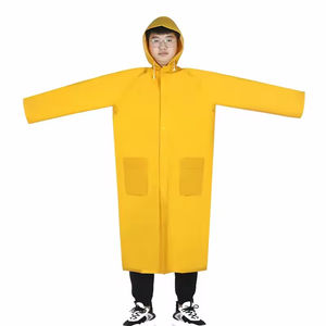 Impermeables de Buena Calidad, Impermeable Amarillo de PVC y Poliéster, Chaqueta Impermeable, Poncho Estampado - Product Image 5