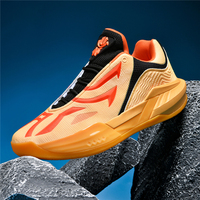 Chaussures de basket-ball en maille de marque personnalisée de haute qualité nouvellement conçues pour hommes-tige en tissu extensible toutes saisons en caoutchouc EVA et TPU