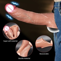 Dildo vibrant réaliste avec ventouse et moteur puissant multi-vitesses pour une aventure solo intense et mains libres - LM-C-T831