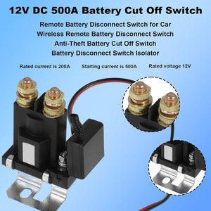12V 24V 500A không dây kép <span class=keywords><strong>RC</strong></span> Xe pin ngắt kết nối tiếp chính ngắt kết nối chuyển đổi cho xe ô tô truckssuvs trailers du lịch, - Product Image 5