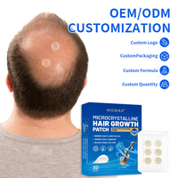 Patch capillaire microcristallin dissolvable : apporte des nutriments à base de plantes pour le cuir chevelu, favorisant une croissance capillaire efficace et profonde.