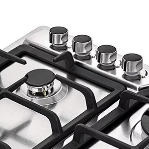 <span class=keywords><strong>Estufa</strong></span> de Gas de Acero Inoxidable de 4 Quemadores, Empotrable, de Doble Uso, Herramienta de Cocina Doméstica con Potencia de 3200-4000W, Ahorro de Energía - Product Image 2