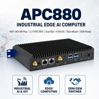 Ordinateur NXP I.MX 8M Plus Edge AI 40 TOPS Ara240 PC industriel sans ventilateur avec 8 Go de RAM pour la vision industrielle et l'usine intelligente en stock