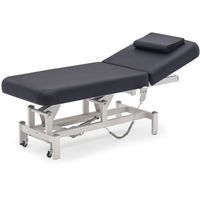 HICOMED 2024 Elektrische Massageliege mit 2 Motoren für Wimpern-Tattoo-Behandlungen, rot, verstellbar, professionelle SPA-Schönheitsliege