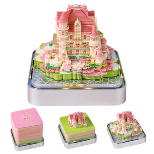 Календарный кубик «Замок любви», спрятанный в 3D-блокноте для заметок, бумажный блок, ежедневный календарь, <span class=keywords><strong>2026</strong></span> для офисного школьного орнамента - Product Image 1