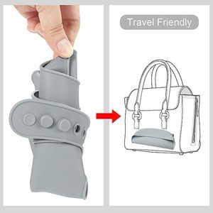 مريلة تغذية من السيليكون خالية من مادة BPA ومقاومة للماء بتصميم مخصص وصديقةمن السيليكون مع إضاءة وتهوية للصيف - Product Image 6