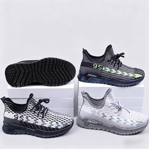 Giày thể thao lưới thoáng khí, kiểu buộc dây, giá gốc nhà máy, có thể tùy chỉnh - Product Image 1