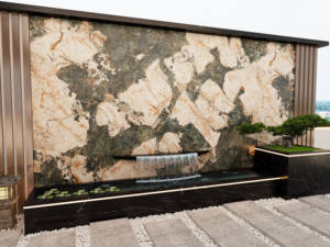 Lastra in Porcellana Moderna Resistente all'Usura per Piani Cucina, Nero 1600*3200*12MM, <span class=keywords><strong>Pietra</strong></span> Sinterizzata Lucidata - Product Image 2