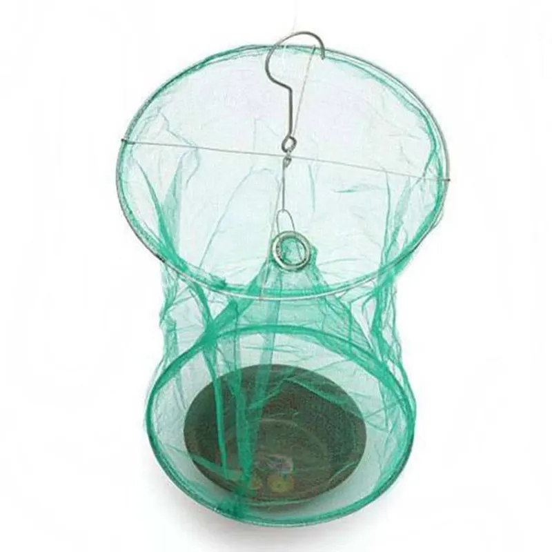 LNDF Outdoor Ranch Fly Trap Disposable Fly Traps Outdoor Hanging Cages Flies Catcher Killer For Farm Orchard