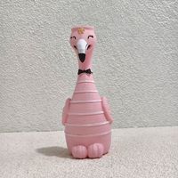 Nouveauté : Vase décoratif créatif en résine, adorable flamant rose, ornement pour la maison et le bureau