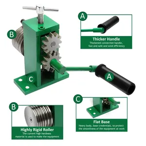 Endüstriyel el yüksek kalite paslanmaz çelik takı yapma küpe yüzük basın el sanatları Bender işleme Metal haddeleme makinesi - Product Image 5