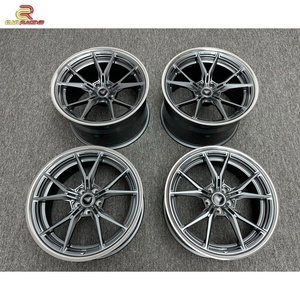 ล้อแม็กซ์สีเทาปืนสำหรับ Audi R8 ล้ออะลูมิเนียมอัลลอยด์ อะไหล่รถยนต์ ล้อฟอร์จบล็อกแบบกำหนดเอง ขนาด 19 นิ้ว 20 นิ้ว 22 นิ้ว 24 นิ้ว - Product Image 6