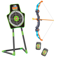 En gros Jouet de tir à l'arc pliable, Cadeau fantaisie pour enfants et garçons, Ensemble d'entraînement avec flèches à ventouse et cibles en forme de bouteille, pour jeu intérieur et extérieur