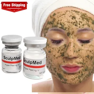 Free Shipping 80% natürliche Mikron adel Pickel Gesichts produkte Hautpflege Natürliche Peeling-Maske Spong illa Spircules Algen Peel No Patch