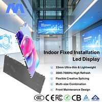 Écran d'affichage LED publicitaire intérieur à installation fixe P2.5, entretien frontal, haute définition, fourni par l'usine MIDA