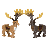 Offre Spéciale – Mini Blocs de Construction Cerf Milu – Figurine Animale à Assembler en Plastique ABS – Jouet Éducatif pour Enfants – Cadeau Idéal pour Garçons et Filles